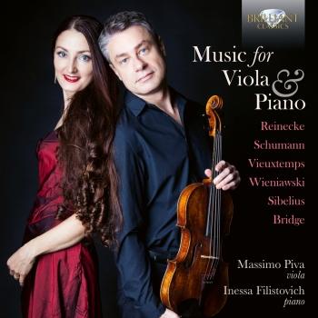 Cover Music for Viola & Piano by Reinecke, Schumann, Vieuxtemps, Wieniawski, Sibelius and Bridge