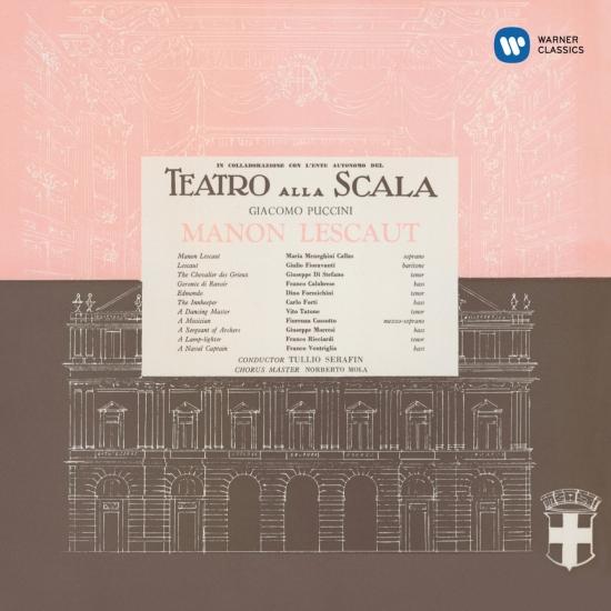 Cover Puccini: Manon Lescaut (1957 - Serafin) - Callas Remastered