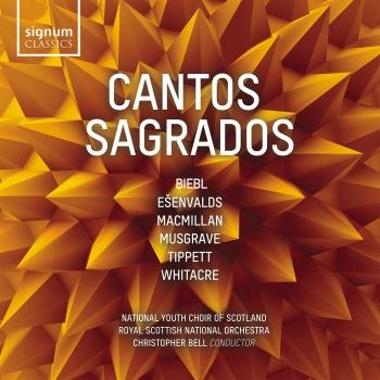 Cover Cantos Sagrados: Ešenvalds, MacMillan, Musgrave, Tippett