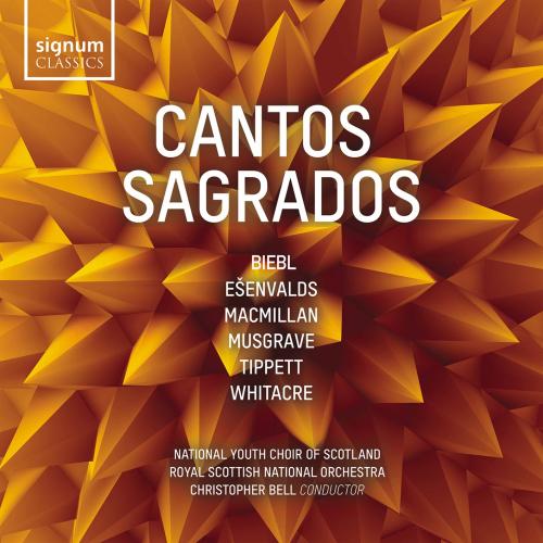 Cover Cantos Sagrados: Ešenvalds, MacMillan, Musgrave, Tippett