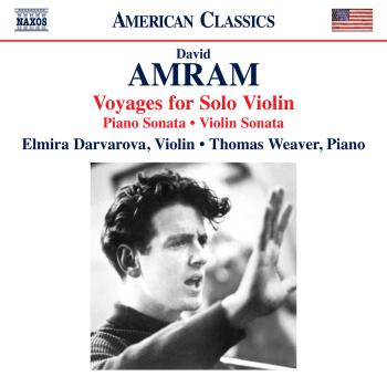 Cover Amram: Voyages for Solo Violin, Piano Sonata & Violin Sonata
