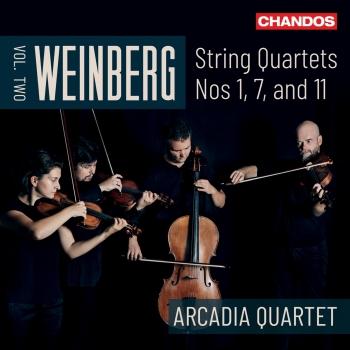 Cover Weinberg: String Quartets Nos. 1, 7 & 11, Vol. 2