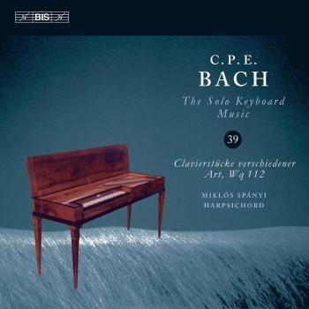 Cover C.P.E. Bach: The Solo Keyboard Music, Vol. 39