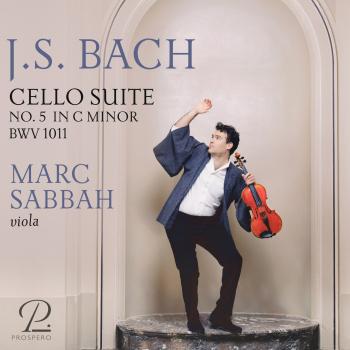 Cover J.S. Bach: Cello Suite No. 5 in C Minor, BWV 1011 (Arr. for Viola by Marc Sabbah)