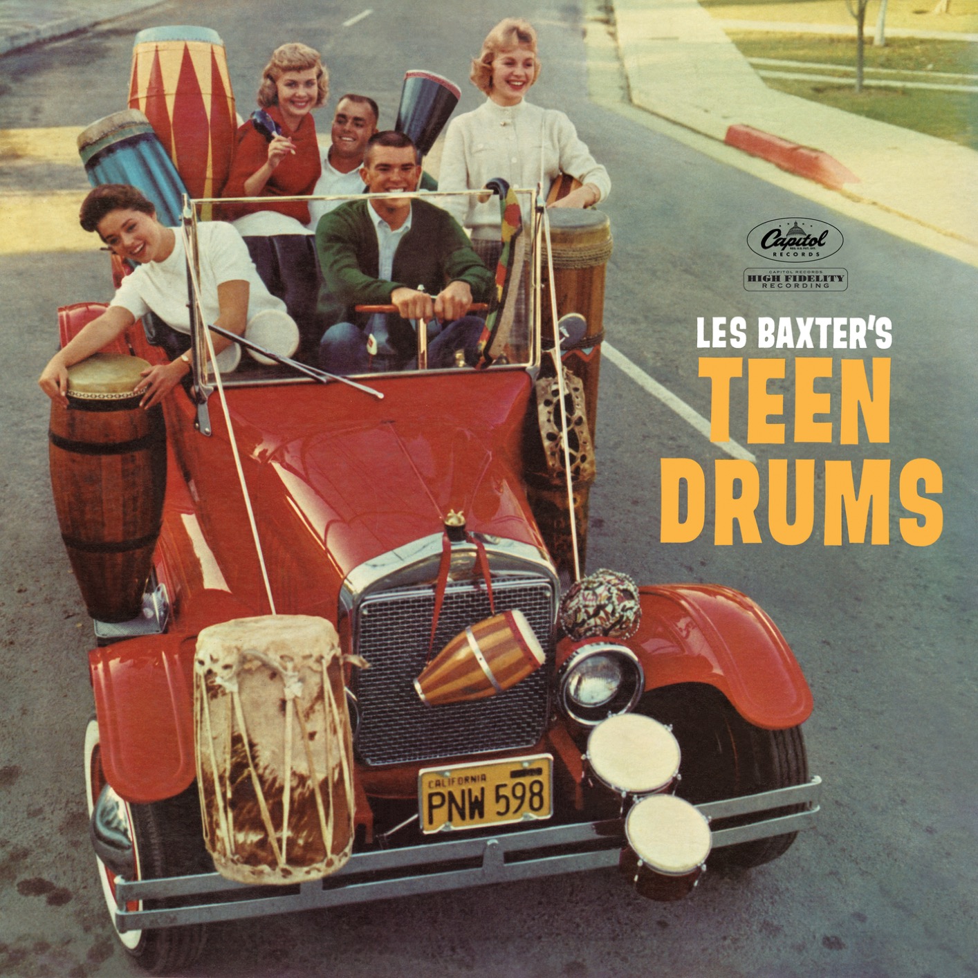 Cover Les Baxter's Teen Drums (Remastered)