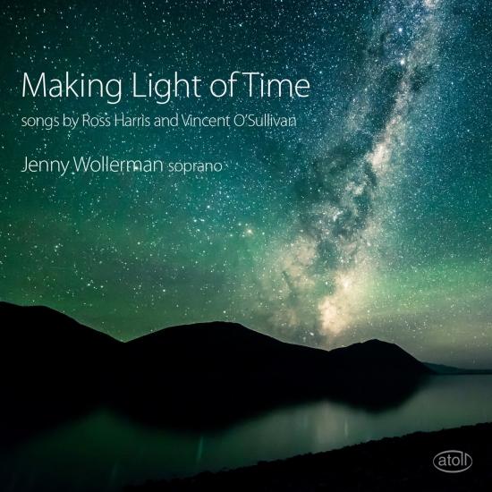 Cover Making Light of Time - Songs by Ross Harris and Vincent O'Sullivan