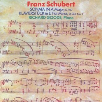 Cover Schubert: Piano Sonata in A, D. 959; Klavierstück