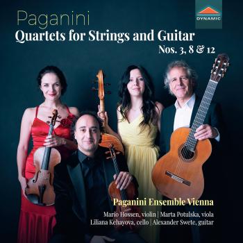 Cover Nicolò Paganini, Quartets for Strings and Guitar Nos. 3 Op. 4, 8 & 12