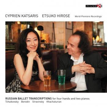 Cover Russian Ballet Transcriptions for Four Hands and Two Pianos (World Premiere Recording)