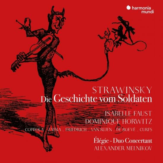 Cover Stravinsky: Die Geschichte vom Soldaten (Deutsche Fassung). Élégie. Duo concertant