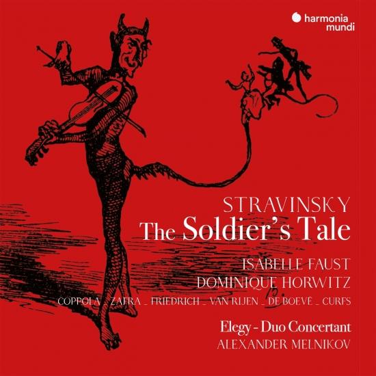 Cover Stravinsky: The Soldier's Tale (English version), Élégie. Duo concertant