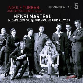 Cover Henri Marteau Vol. 5 - 24 Capricen, Op. 25 for Violin and piano