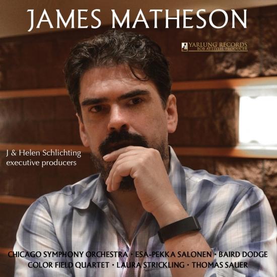 Cover James Matheson: String Quartet, Violin Concerto & Time Alone