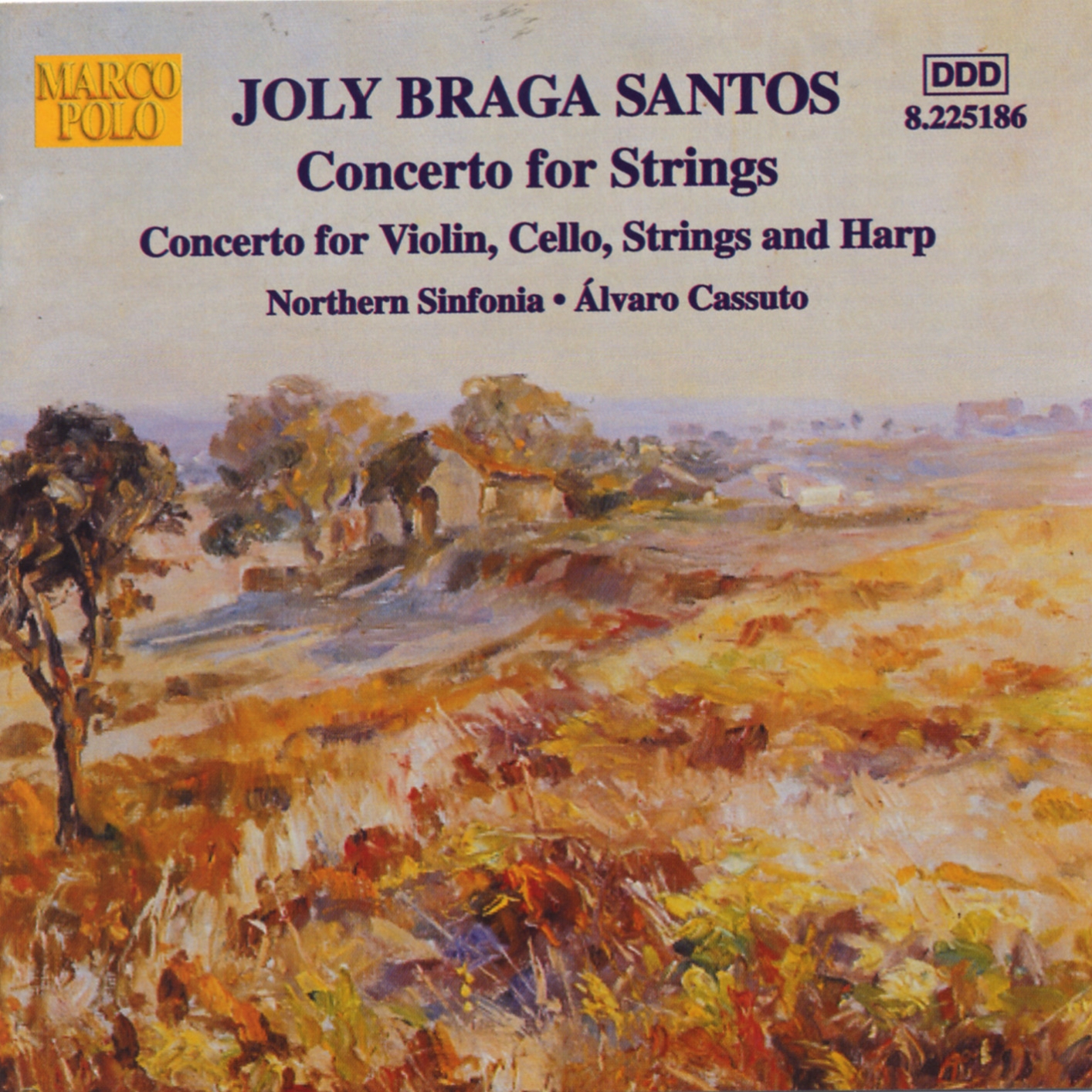 Cover Braga Santos: Sinfonietta for Strings / Violin Concerto