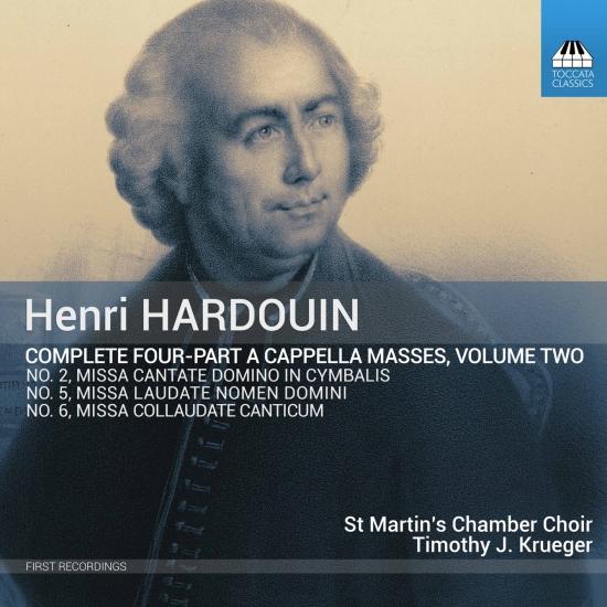 Cover Hardouin: Complete 4-Part A Cappella Masses, Vol. 2