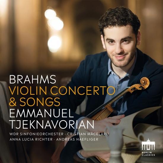 Cover Brahms: Violin Concerto & Songs