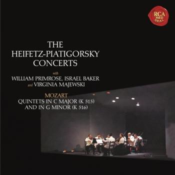 Cover Mozart: String Quintets No. 3 in C Major, K. 515 & No. 4 in G Minor, K. 516 - (Heifetz Remastered)
