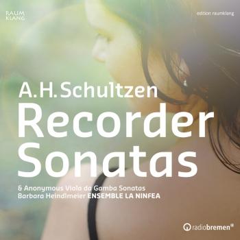 Cover A.H. Schultzen: Recorder Sonatas