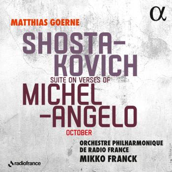 Cover Shostakovich: Suite on Verses of Michelangelo & October