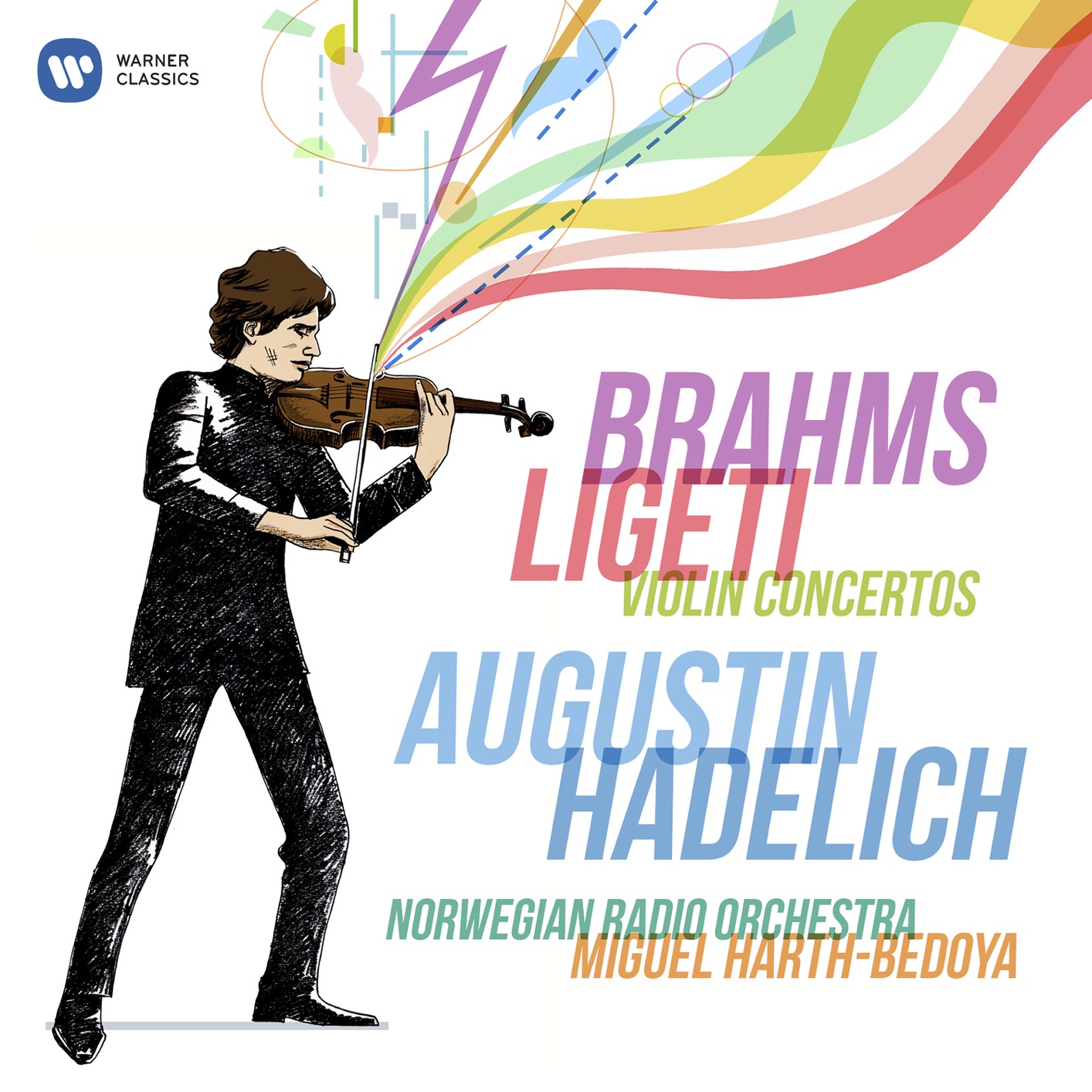 Cover Brahms & Ligeti: Violin Concertos