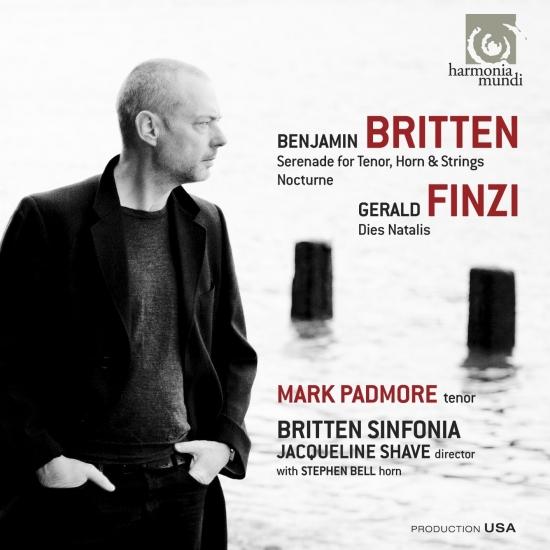 Cover Britten Serenade for tenor, horn & strings - Nocturne. Finzi Dies Natalis
