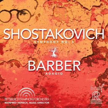 Cover Shostakovich: Symphony No. 5, Op. 47 - Barber: Adagio for Strings, Op. 11 (Live)