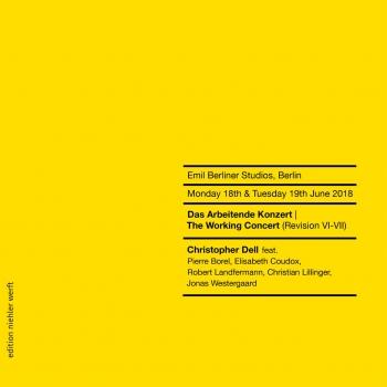 Cover Das Arbeitene Konzert/ The Working Concert Revision VI-VII