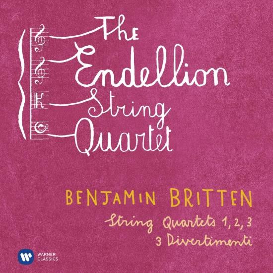 Cover Britten: String Quartets 1, 2 and 3 and Three Divertimenti