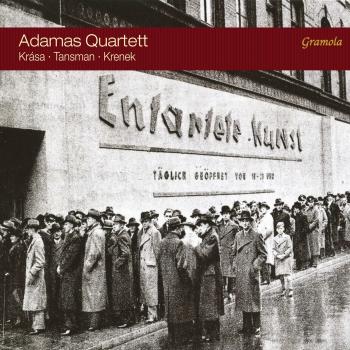 Cover Krasa, Tansman & Krenek: Works for String Quartet