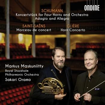 Cover Schumann, Saint-Saëns & Glière: Works for Horn & Orchestra