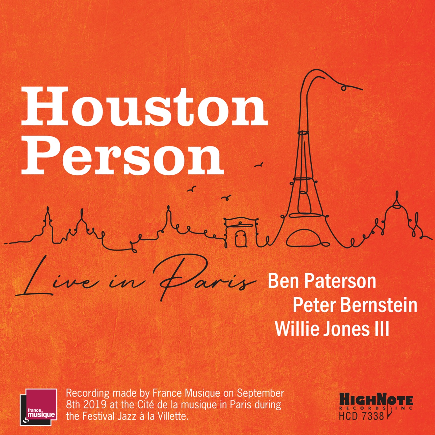 Cover Houston Person Live in Paris