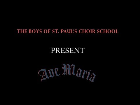 Video Trailer for Ave Maria (new album) by The Boys of St. Paul's Choir School-Harvard Square