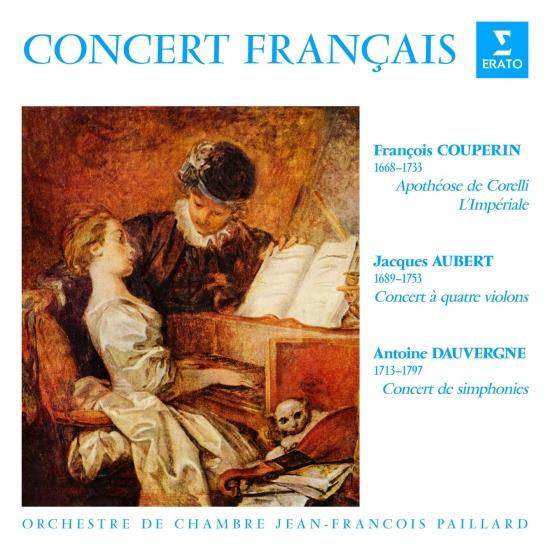 Cover Concert français. Pièces de Couperin, Aubert & Dauvergne (Remastered)