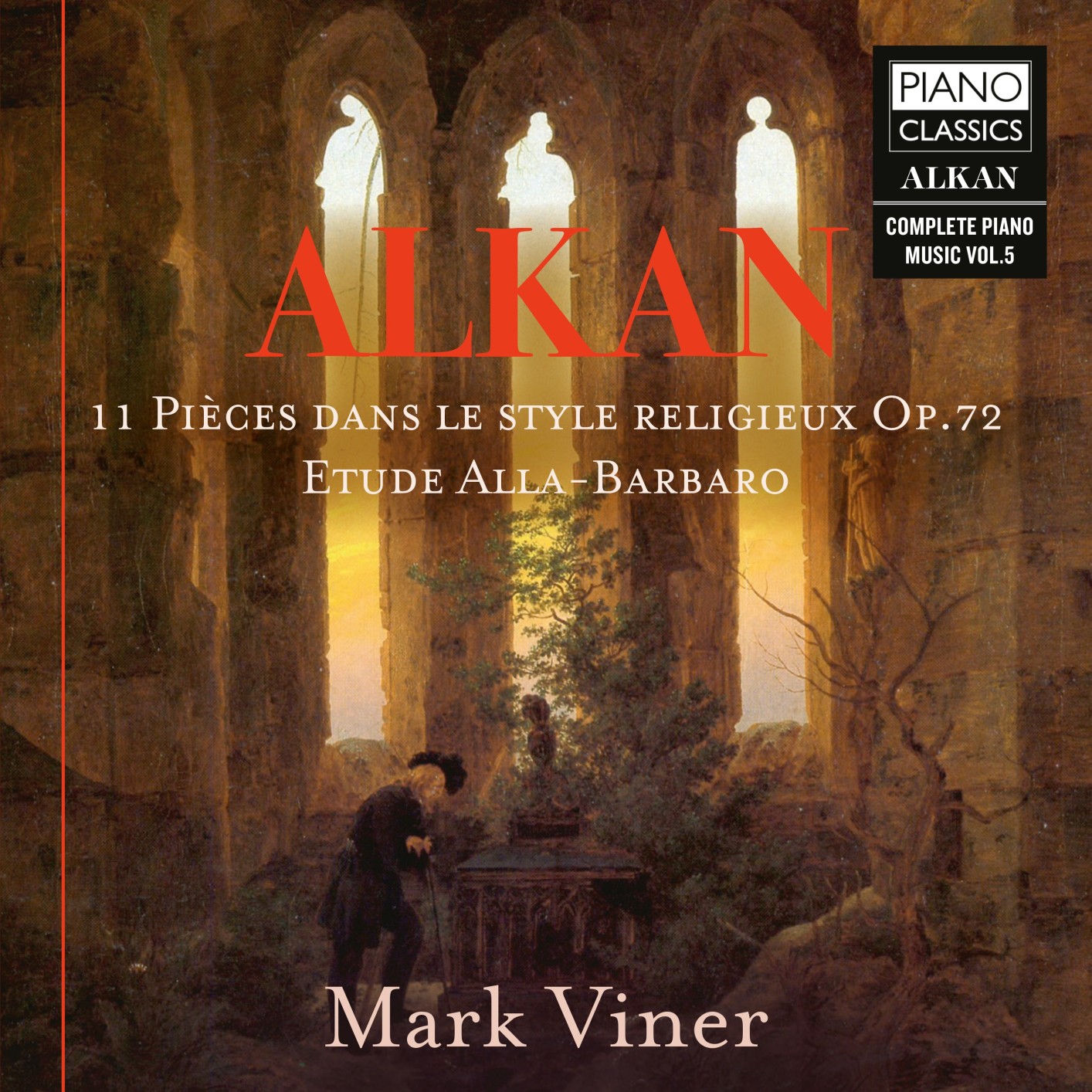 Cover Alkan: 11 Pièces dans le style religieux, Op. 72, Étude Alla-Barbaro