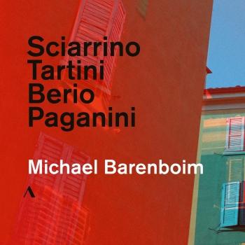 Cover Sciarrino, Tartini, Berio & Paganini: Violin Works