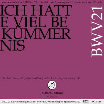 Cover Bachkantate, BWV 21 - Ich hatte viel Bekümmernis (Live)