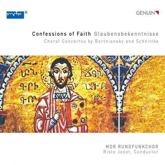 Cover Confessions of Faith: Choral Concertos by Bortniansky & Schnittke