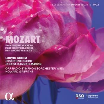 Cover Mozart Violin Concerto No. 4 KV 218, Piano Concerto No. 6 KV 238 & Flute Concerto No. 1 KV 313