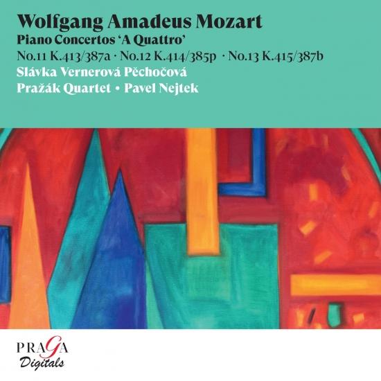Cover Wolfgang Amadeus Mozart: Piano Concertos No. 11, K. 413, No. 12, K. 414 & No. 13, K. 415 'A Quattro'
