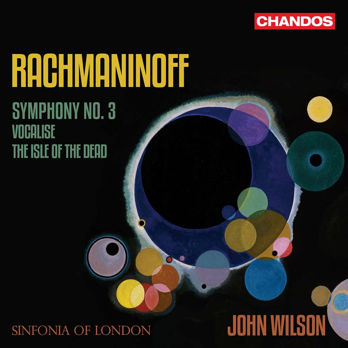 Cover Rachmaninoff Symphony No. 3, Isle of the Dead, Vocalise