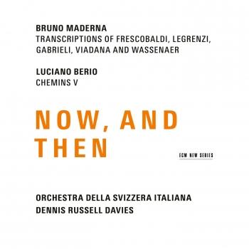 Cover Maderna & Berio: Now, And Then