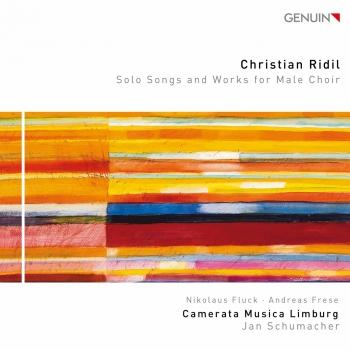 Cover Christian Ridil: Solo Songs & Works for Male Choir