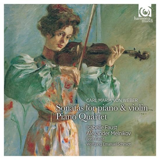 Cover Weber: Sonatas for piano & violin - Piano Quartet