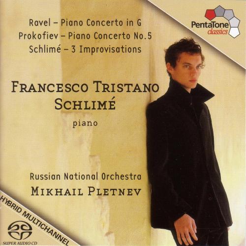 Cover Ravel: Piano Concerto in G Major / Prokofiev: Piano Concerto No. 5 / Schlime: 3 Improvisations