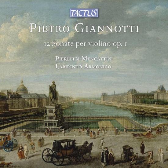 Cover Gianotti: 12 Violin Sonatas, Op. 1