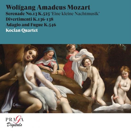 Cover Wolfgang Amadeus Mozart: Eine kleine Nachtmusik, K. 525, Divertimenti, K. 136-138, Adagio and Fugue, K. 546
