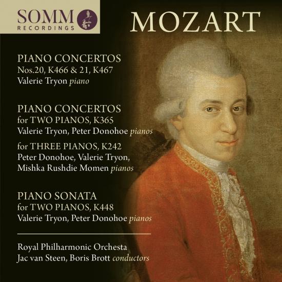 Cover Mozart: Piano Concertos, K. 242, 365, 466 & 467