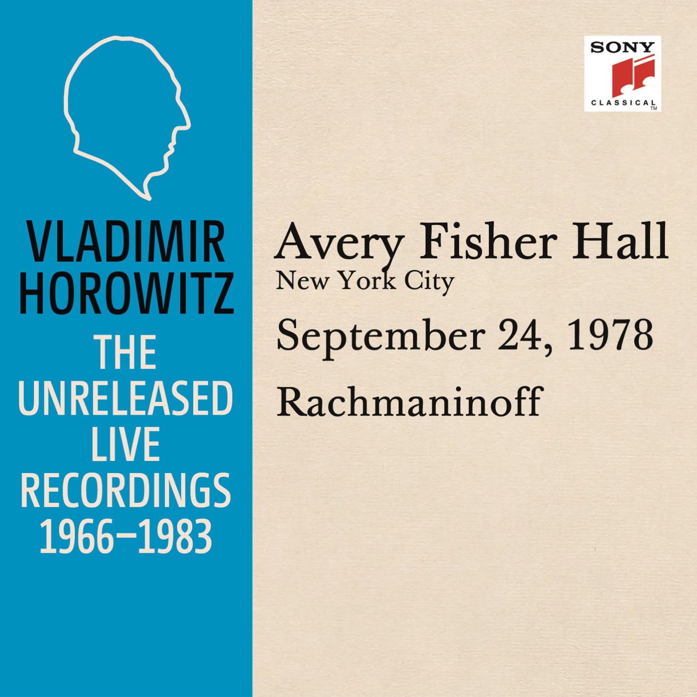 Cover Vladimir Horowitz in Recital at Avery Fischer Hall, New York City, September 24, 1978