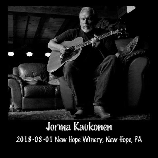 Cover 2018-08-01 New Hope Winery, New Hope, PA (Live)