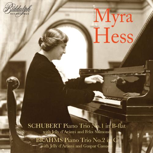 Cover Myra Hess plays trios by Schubert and Brahms (Remastered 2024)